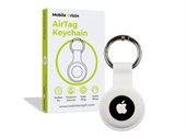 Mobile Origin AirTag KeyChain white